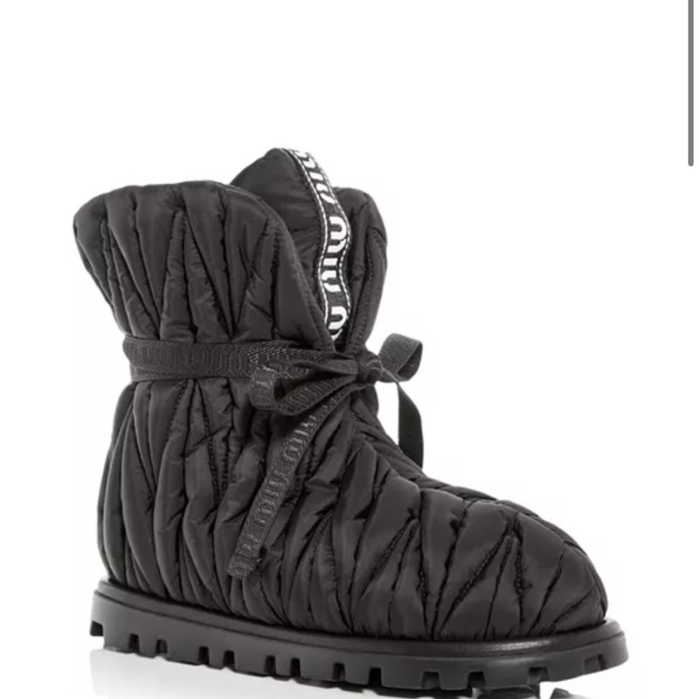 Miu miu padded quilted boots US6.5 36.5EU retail $1100